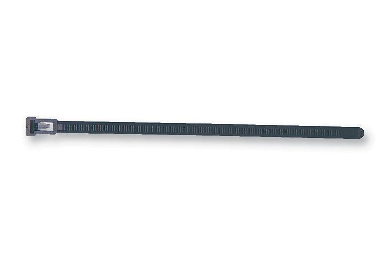 Multicomp Pro Pp002079 Cable Tie, Rel, Black, 300Mm, Pk100