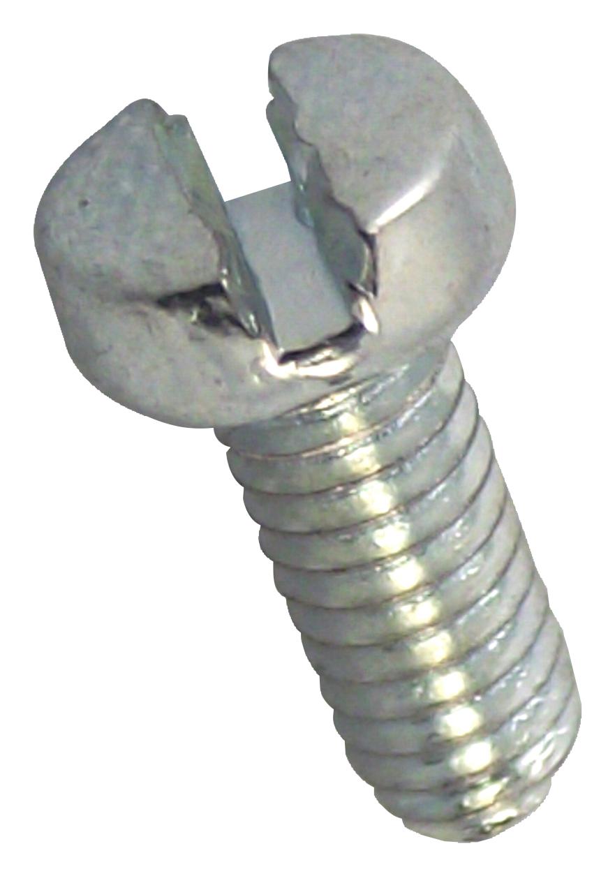 Tr Fastenings M36 Csstmcz100- Screw, Slt, Cheese, Steel, M3X6, Pk100