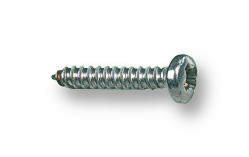 Tr Fastenings N100.750 Prstabz100- Screw, Pozi Pan, Steel, Bzp, 10X3/4