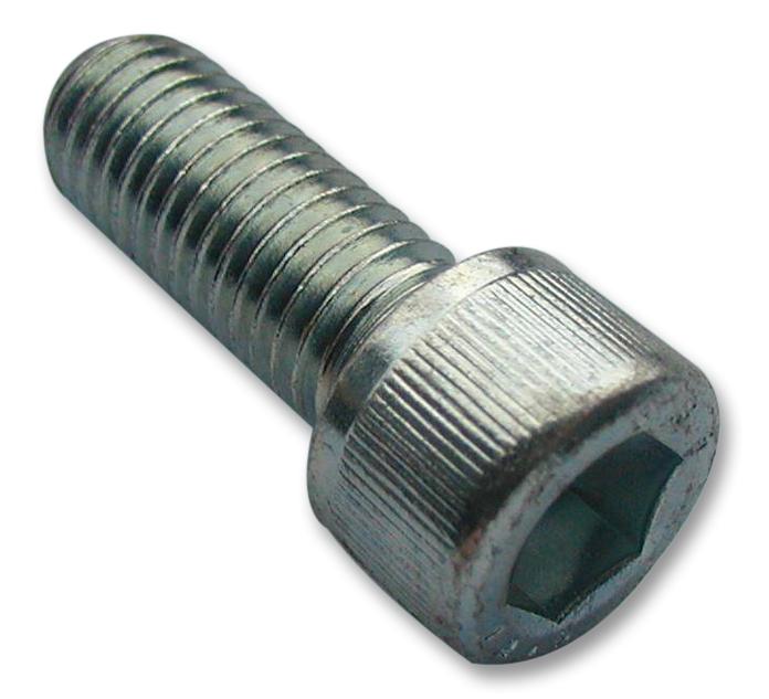 Tr Fastenings M5 20 So12Cs S100 Screw Socket, Cap, M5X20, Black, Pk100