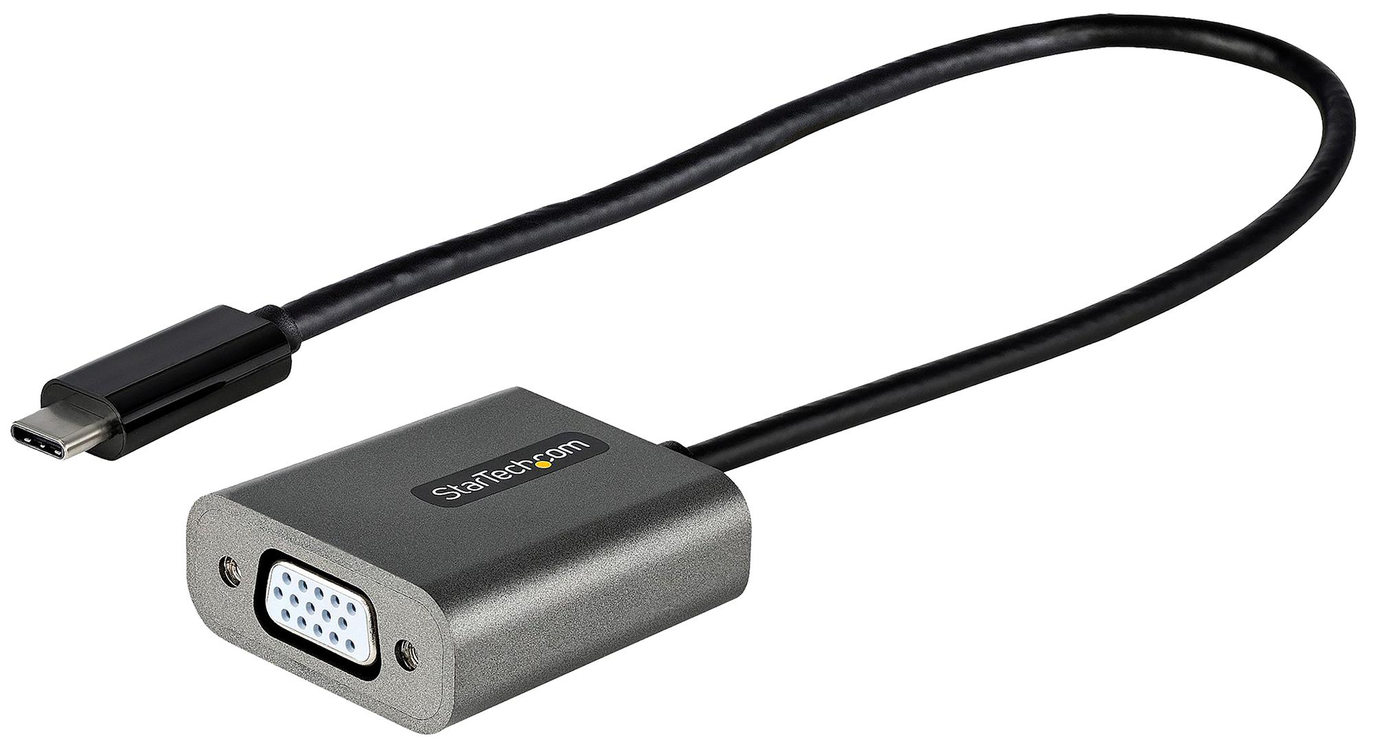 Startech Cdp2Vgaec Adapter, Usb Type C Plug To Vga Rcp 12In