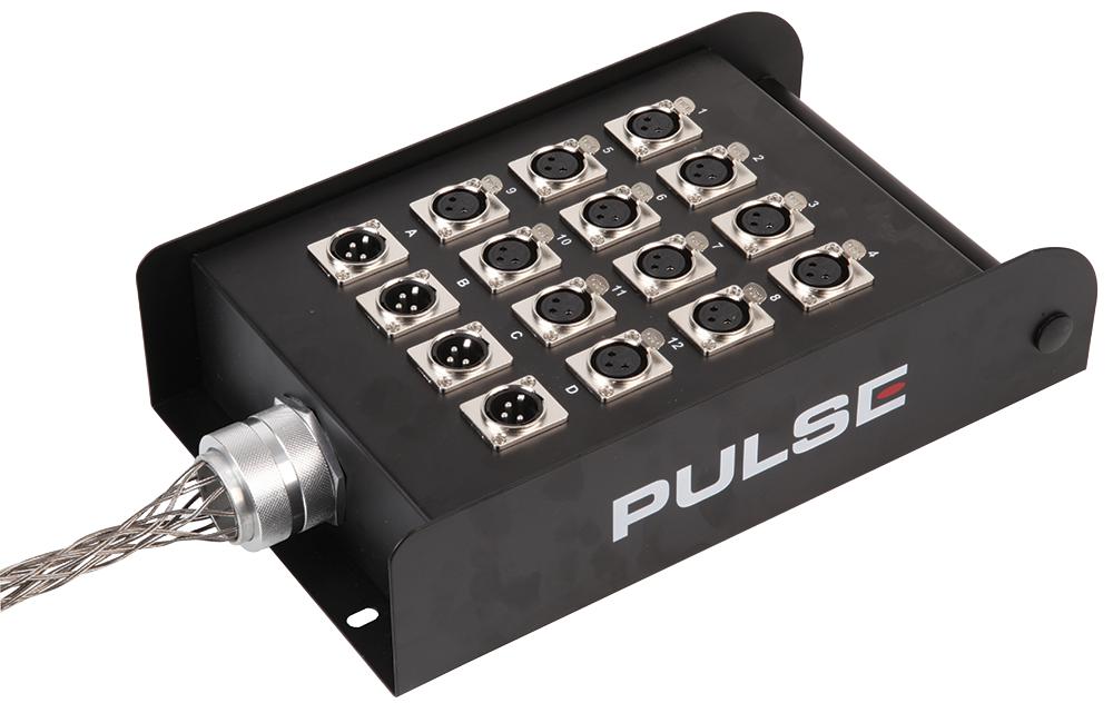 Pulse Psg01425 16 Way (12/4) Loaded Xlr Stage Box