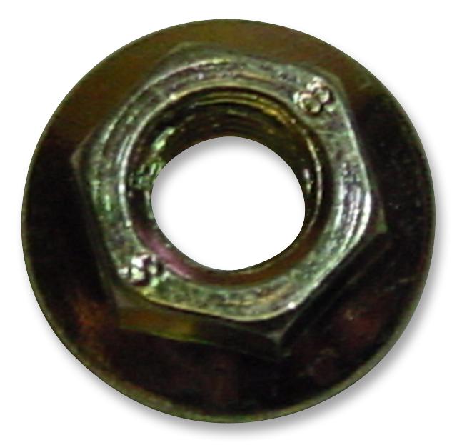 Duratool Flange Nuts M6  Serr Flange Nut, Serrated, M6, Pk50