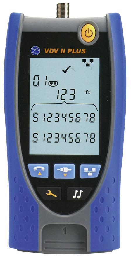 Trend Networks Vdv Ii Plus Tester, Cable Verifier, 0.3 To 450M