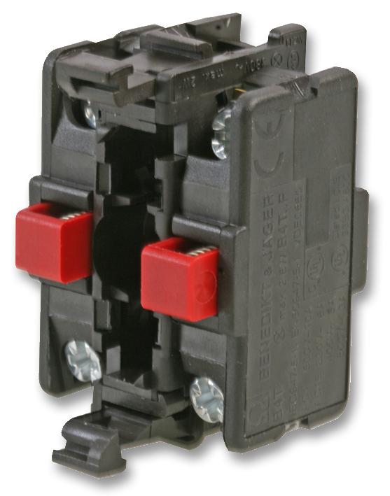 Imo Precision Controls B4Tu02 Sw Contact Block, 2 Pole, 10A, 240Vac