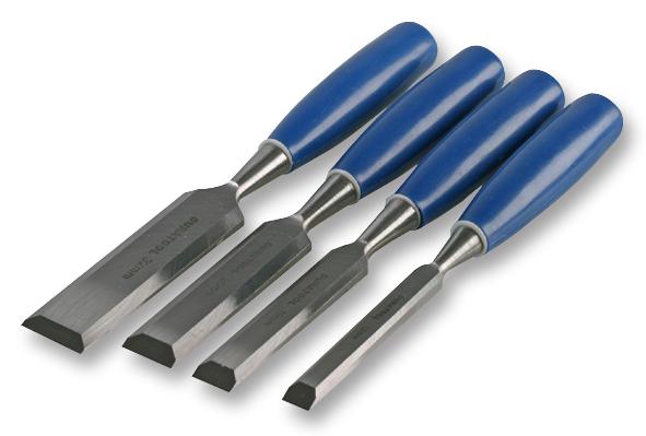 Duratool D00253 Chisel Set, Wood, 4Pc