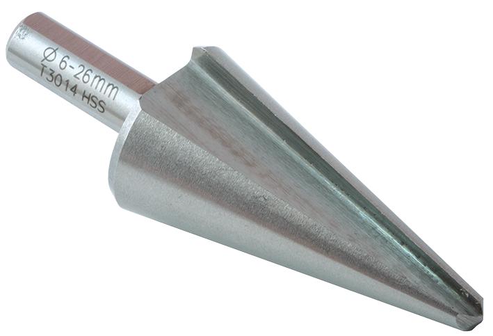 Ck Tools T3014 Hss Cone Drill, 6-26Mm