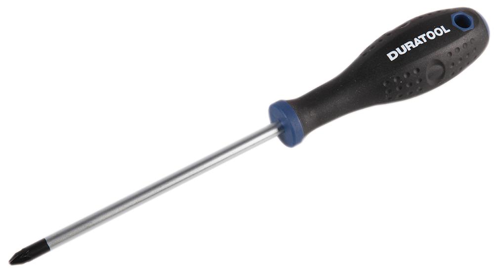 Duratool D03434 Pozidriv Screwdriver, Pz2 X 125Mm