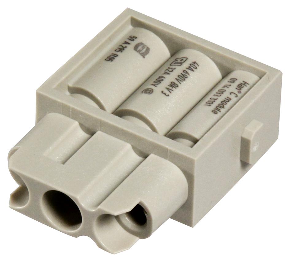 Harting 09140033101 Rectangular Han Module Female 3 Position Crimp