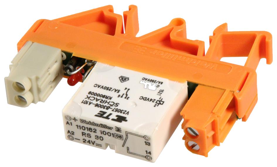 Weidmuller 1101621001 Relay, Spst-No, 250Vac, 6A