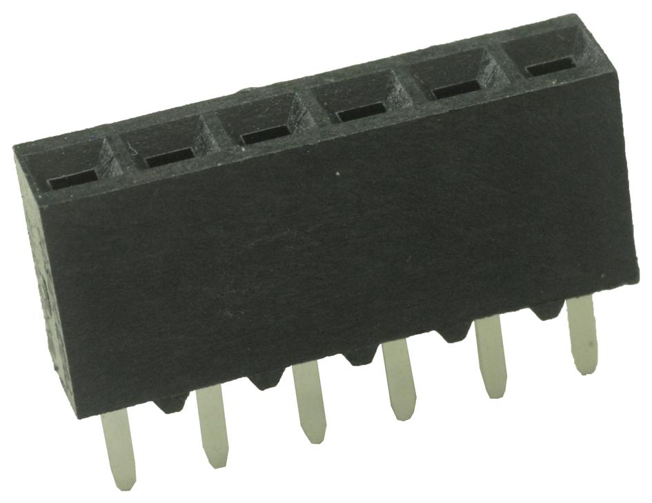 Amp - Te Connectivity 5-535541-4 Board-Board Connector, Receptacle, 6 Position, 1Row