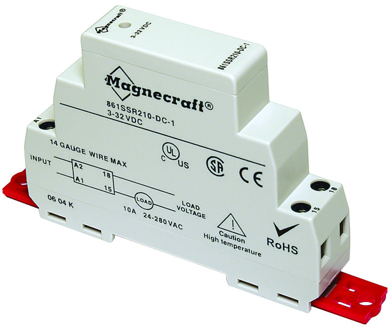 Schneider Electric/legacy Relay 861Ssr208-Dd Ssr, Din Rail Mount, 150Vdc, 32Vdc, 8A