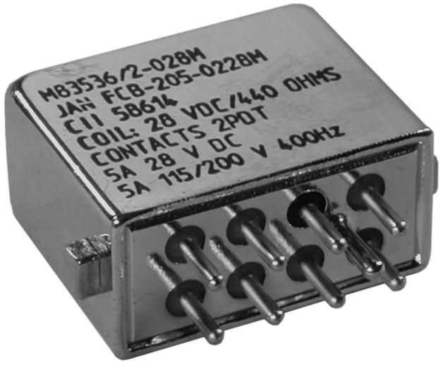 Cii - Te Connectivity Fcb-205-0119M Relay, Dpdt, 6Vdc, 5A