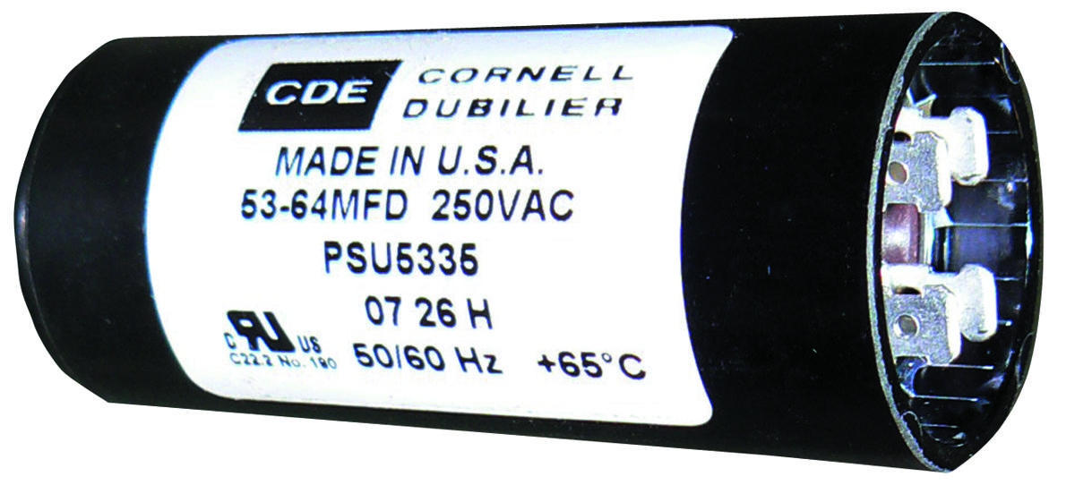 Cornell Dubilier Psu16135A Aluminum Electrolytic Capacitor 161-193Uf 220V, 20%, Qc