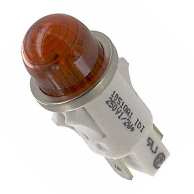 Vcc (Visual Communications Company) 1051Qa1 Lamp, Indicator, Incandescent, 16Mm, Red