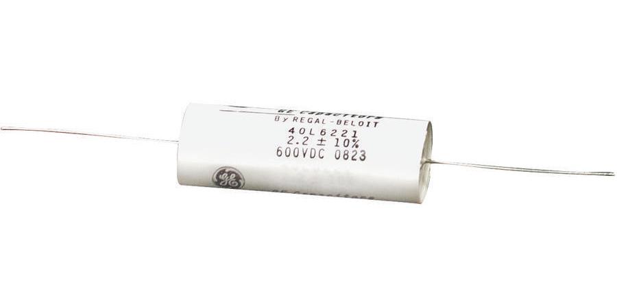 Genteq 40L6472 Capacitor Polypropylene Pp Film 0.47Uf, 600V, 10%, Axial