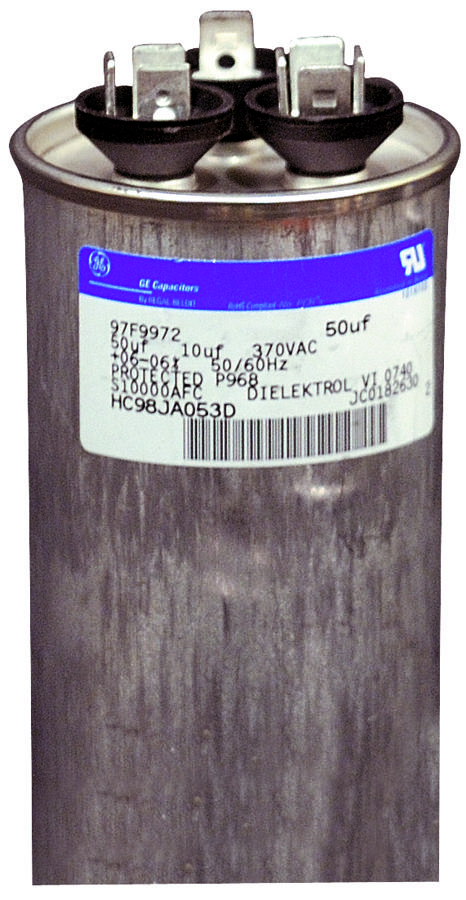 Genteq 97F9833 Capacitor Motor Run 30/5Uf, 370V, 6%, Case