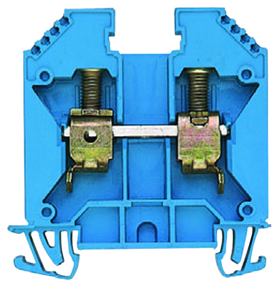 Weidmuller 1020400000 Terminal Block, Din Rail, 2 Position, 14-4Awg