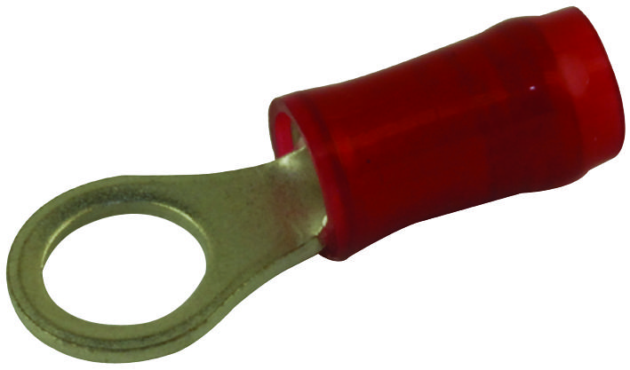 Amp - Te Connectivity 2-31887-1 Terminal, Ring Tongue, #10, Crimp, Red