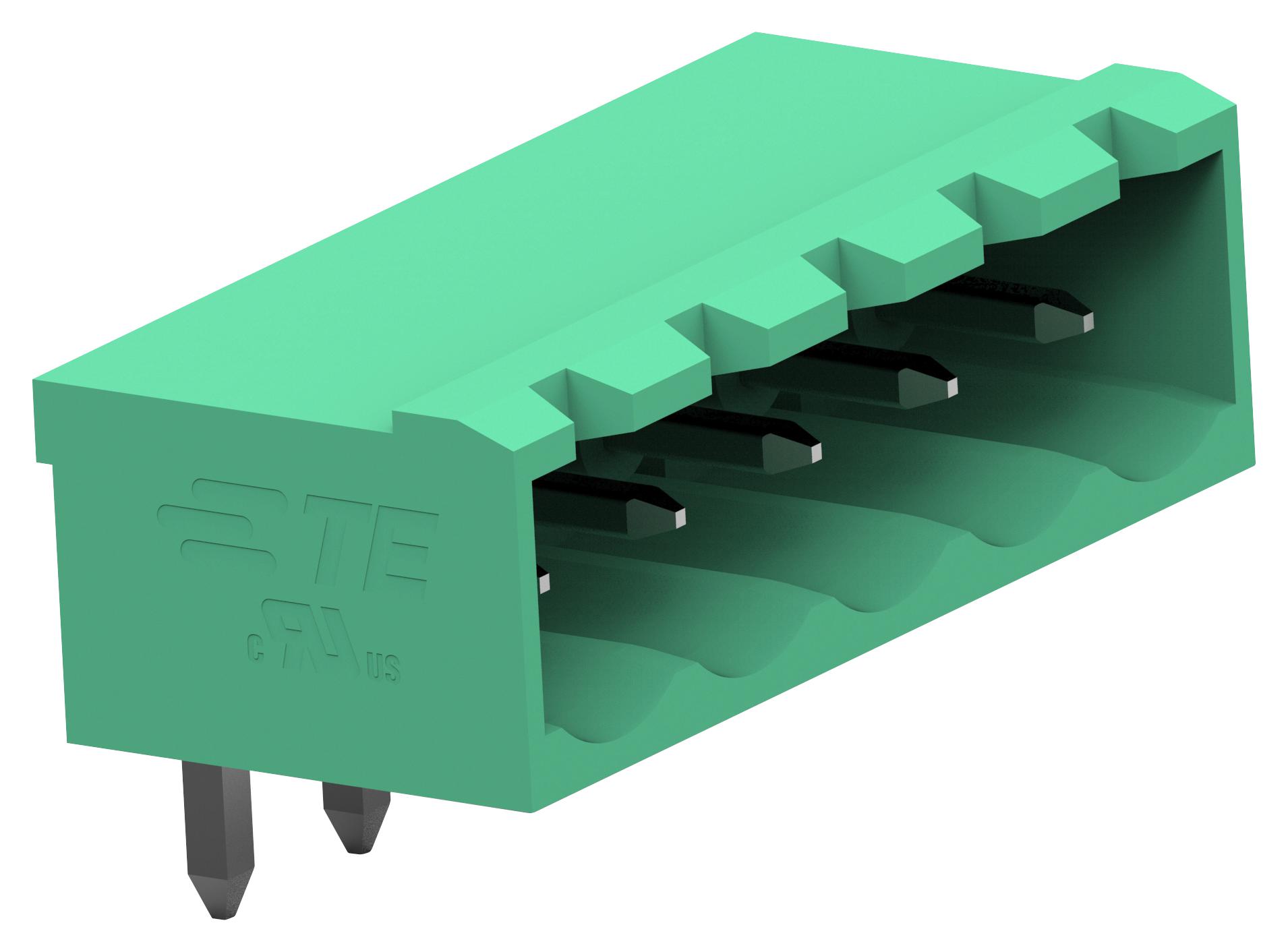 Buchanan - Te Connectivity 2350513-2 Terminal Block, Header, R/a, 2Way, Th