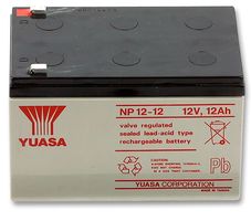 NP12-12 - YUASA - BATTERY, 12V, 12AH | Farnell element14 Россия