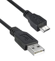 USB CORD 2.0 PLUG A MICRO B 3.05M BLK