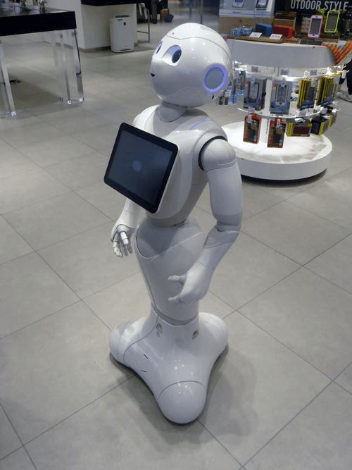 Robot receptionist Robot receptionist
